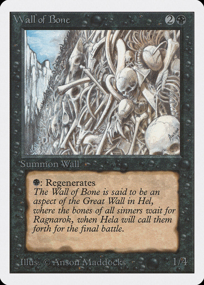Wall of Bone [Unlimited Edition] | Impulse Games and Hobbies