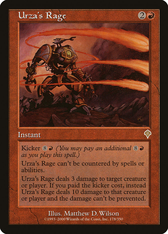 Urza's Rage [Invasion] | Impulse Games and Hobbies