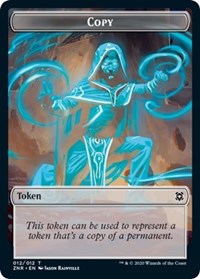 Copy // Illusion Double-sided Token [Zendikar Rising Tokens] | Impulse Games and Hobbies