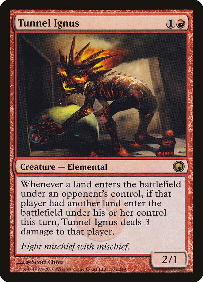 Tunnel Ignus [Scars of Mirrodin] | Impulse Games and Hobbies