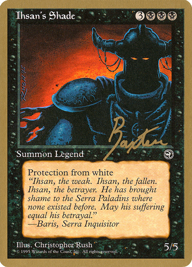 Ihsan's Shade (George Baxter) [Pro Tour Collector Set] | Impulse Games and Hobbies