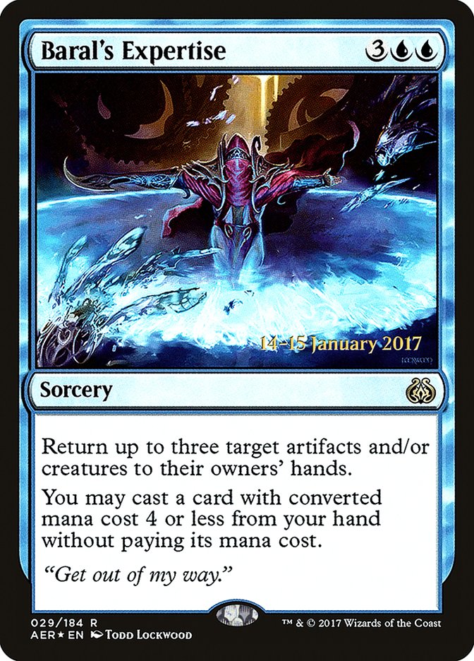 Baral's Expertise [Aether Revolt Prerelease Promos] | Impulse Games and Hobbies