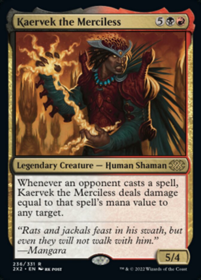 Kaervek the Merciless [Double Masters 2022] | Impulse Games and Hobbies