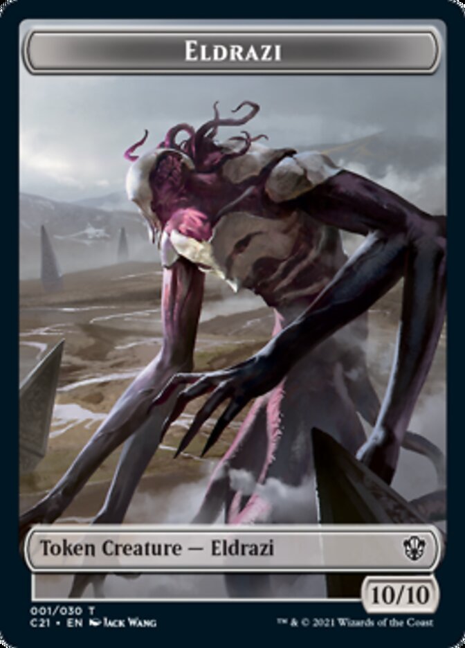 Eldrazi // Champion of Wits Token [Commander 2021 Tokens] | Impulse Games and Hobbies