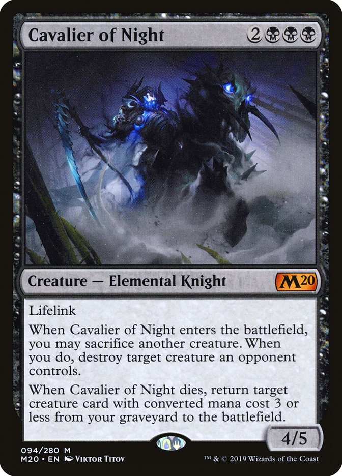 Cavalier of Night [Core Set 2020] | Impulse Games and Hobbies