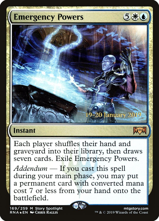 Emergency Powers [Ravnica Allegiance Prerelease Promos] | Impulse Games and Hobbies