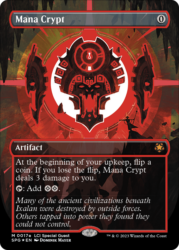 Mana Crypt (0017e) (Borderless) [The Lost Caverns of Ixalan Special Guests] | Impulse Games and Hobbies