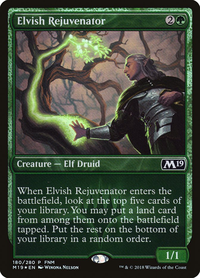 Elvish Rejuvenator (FNM) [Core Set 2019 Promos] | Impulse Games and Hobbies