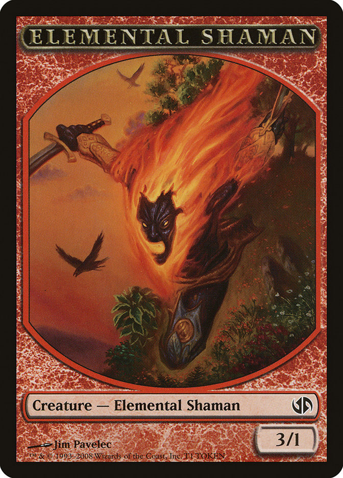 Elemental Shaman Token [Duel Decks: Jace vs. Chandra Tokens] | Impulse Games and Hobbies