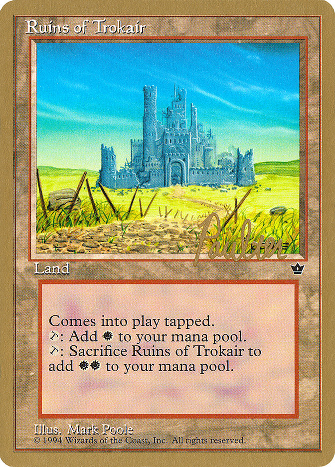 Ruins of Trokair (Preston Poulter) [Pro Tour Collector Set] | Impulse Games and Hobbies