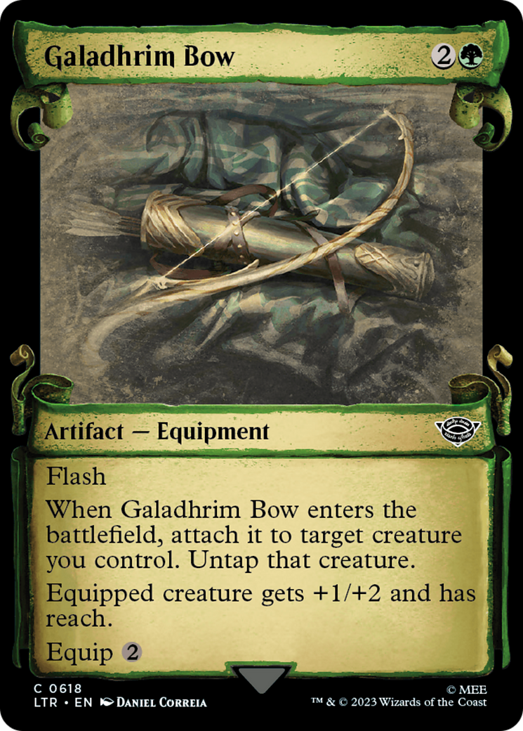 Galadhrim Bow [The Lord of the Rings: Tales of Middle-Earth Showcase Scrolls] | Impulse Games and Hobbies