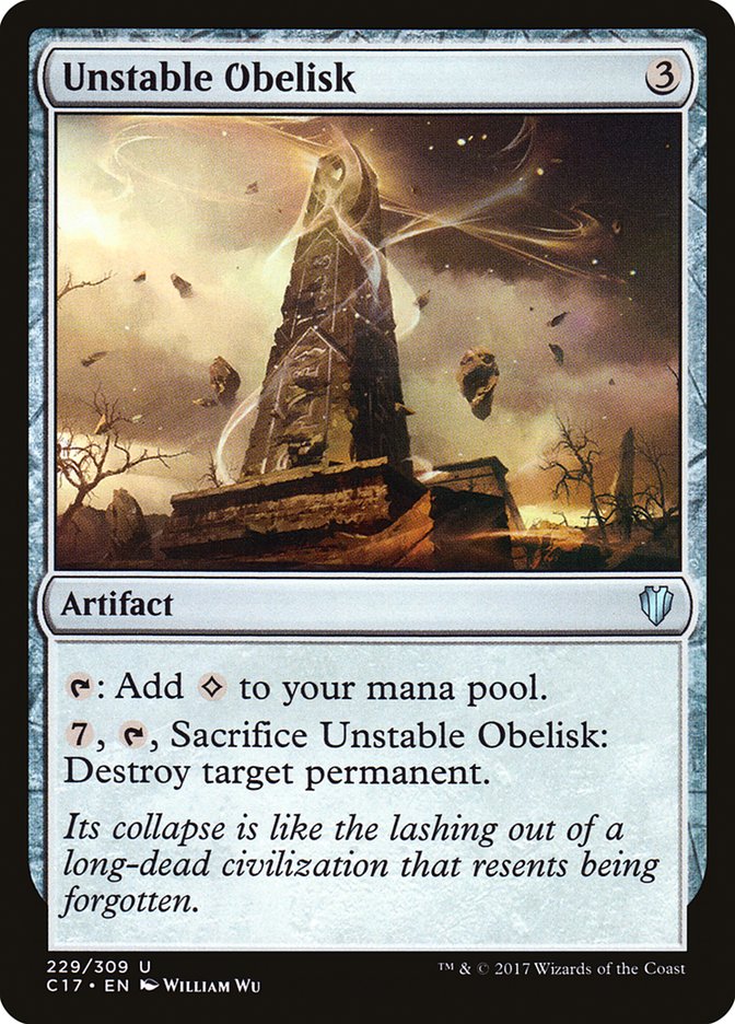 Unstable Obelisk [Commander 2017] | Impulse Games and Hobbies