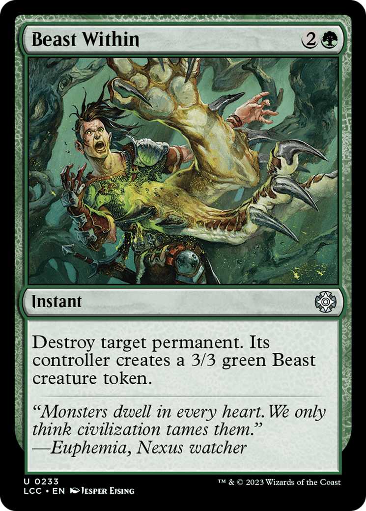 Beast Within [The Lost Caverns of Ixalan Commander] | Impulse Games and Hobbies