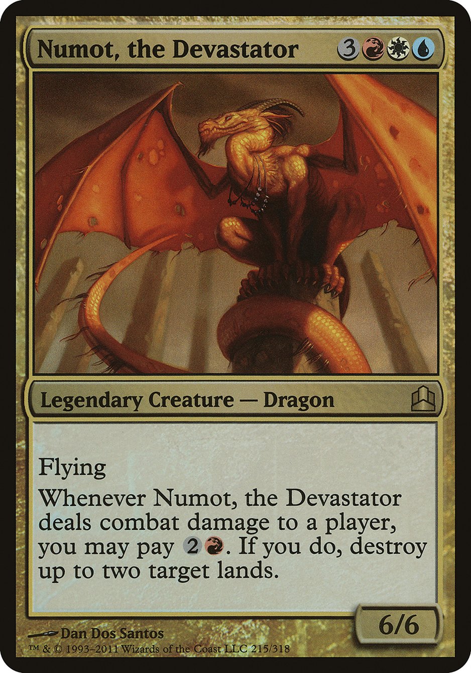 Numot, the Devastator (Oversized) [Commander 2011 Oversized] | Impulse Games and Hobbies