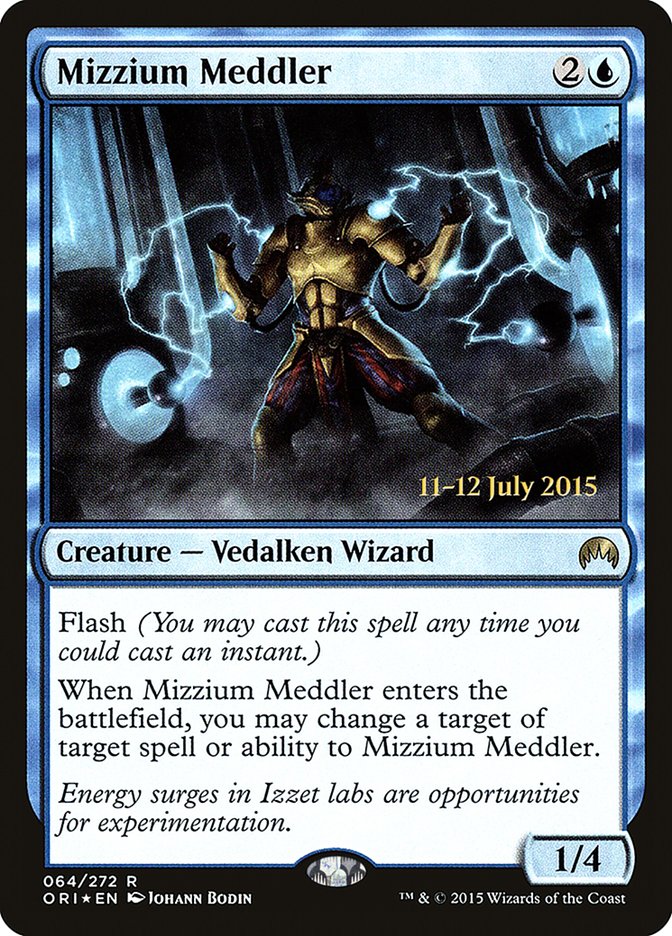 Mizzium Meddler [Magic Origins Prerelease Promos] | Impulse Games and Hobbies