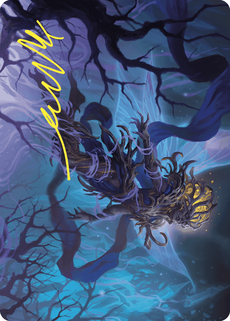 Sleep-Cursed Faerie Art Card (Gold-Stamped Signature) [Wilds of Eldraine Art Series] | Impulse Games and Hobbies