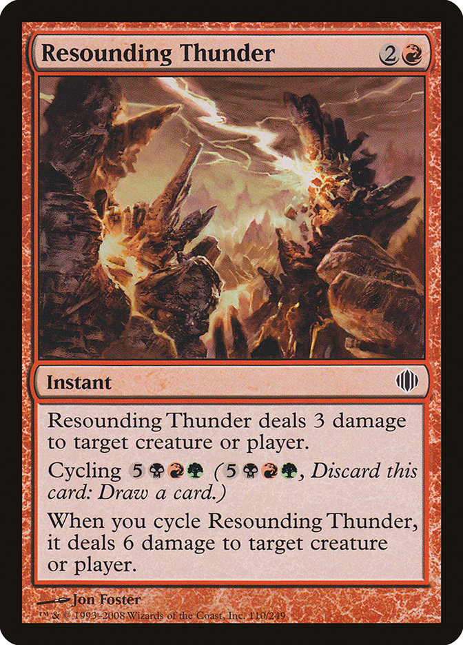 Resounding Thunder [Shards of Alara] | Impulse Games and Hobbies