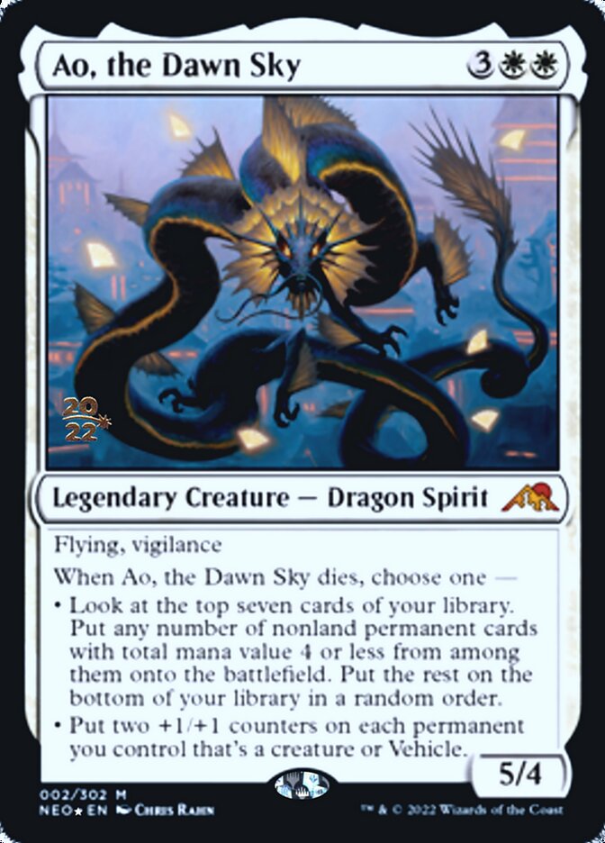 Ao, the Dawn Sky [Kamigawa: Neon Dynasty Prerelease Promos] | Impulse Games and Hobbies