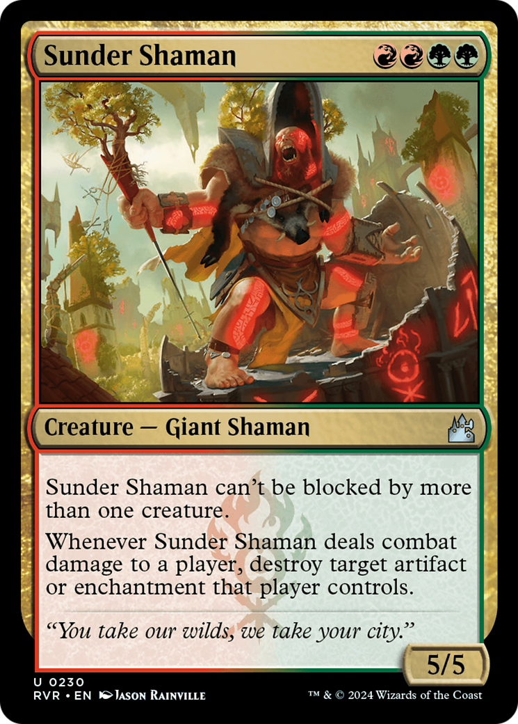 Sunder Shaman [Ravnica Remastered] | Impulse Games and Hobbies