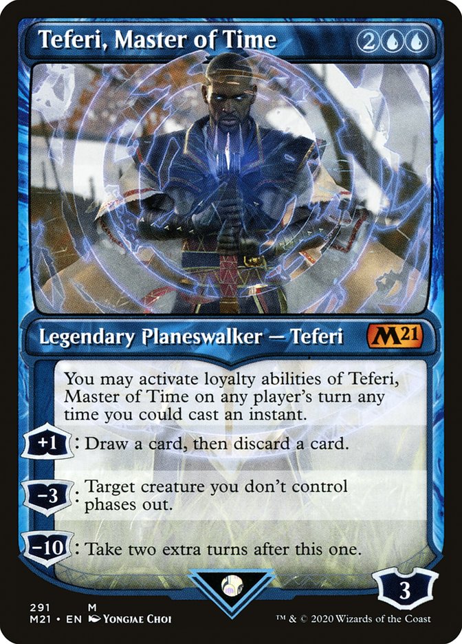 Teferi, Master of Time (Showcase) (291) [Core Set 2021] | Impulse Games and Hobbies