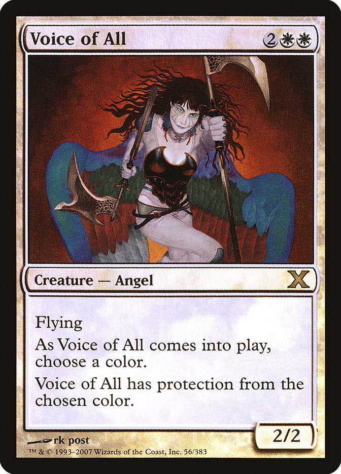 Voice of All (Premium Foil) [Tenth Edition] | Impulse Games and Hobbies