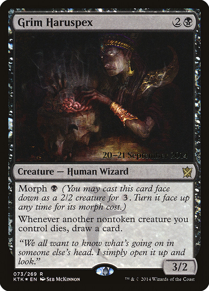 Grim Haruspex [Khans of Tarkir Prerelease Promos] | Impulse Games and Hobbies