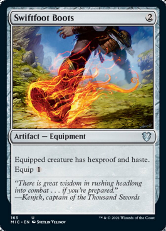 Swiftfoot Boots [Innistrad: Midnight Hunt Commander] | Impulse Games and Hobbies