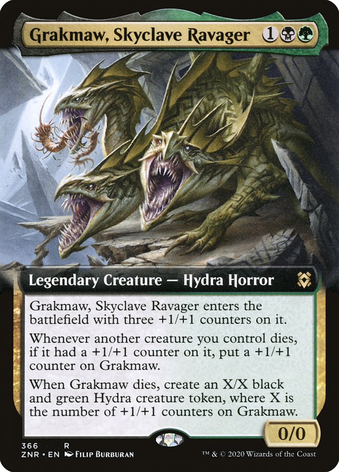 Grakmaw, Skyclave Ravager (Extended Art) [Zendikar Rising] | Impulse Games and Hobbies