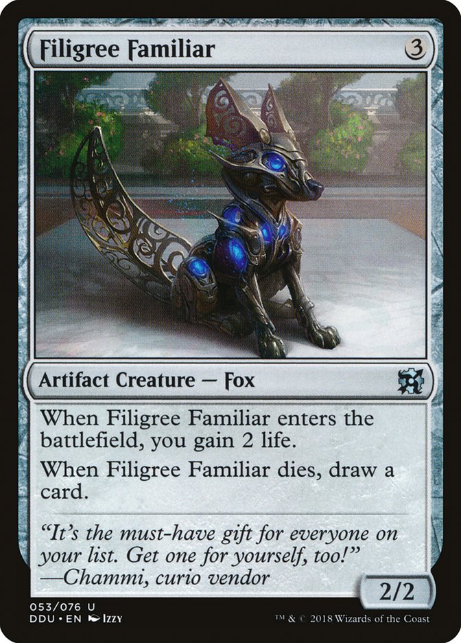 Filigree Familiar [Duel Decks: Elves vs. Inventors] | Impulse Games and Hobbies
