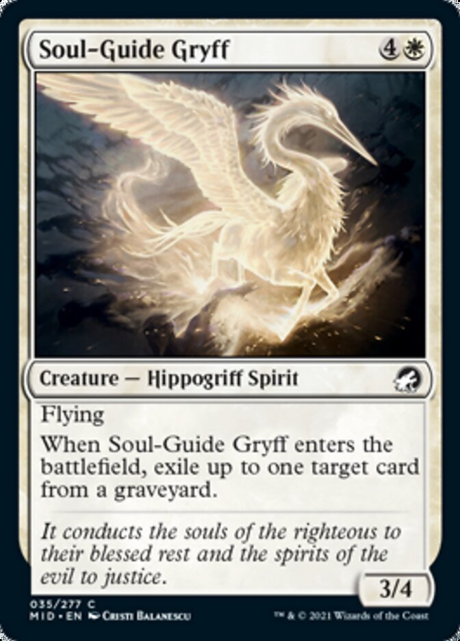 Soul-Guide Gryff [Innistrad: Midnight Hunt] | Impulse Games and Hobbies