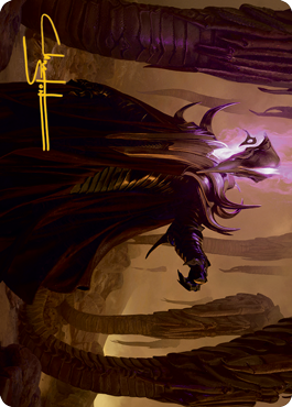 Extus, Oriq Overlord Art Card (Gold-Stamped Signature) [Strixhaven: School of Mages Art Series] | Impulse Games and Hobbies