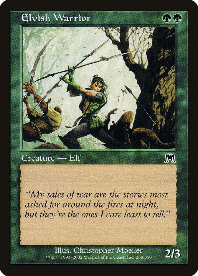 Elvish Warrior [Onslaught] | Impulse Games and Hobbies