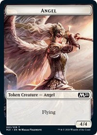 Angel // Weird Double-sided Token [Core Set 2021 Tokens] | Impulse Games and Hobbies