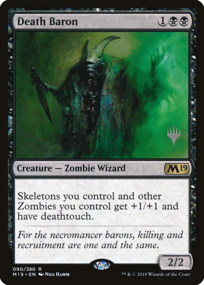 Death Baron (Promo Pack) [Core Set 2019 Promos] | Impulse Games and Hobbies