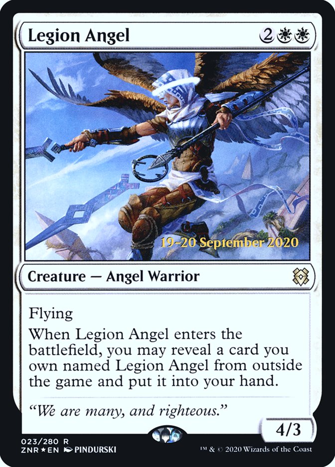Legion Angel  [Zendikar Rising Prerelease Promos] | Impulse Games and Hobbies