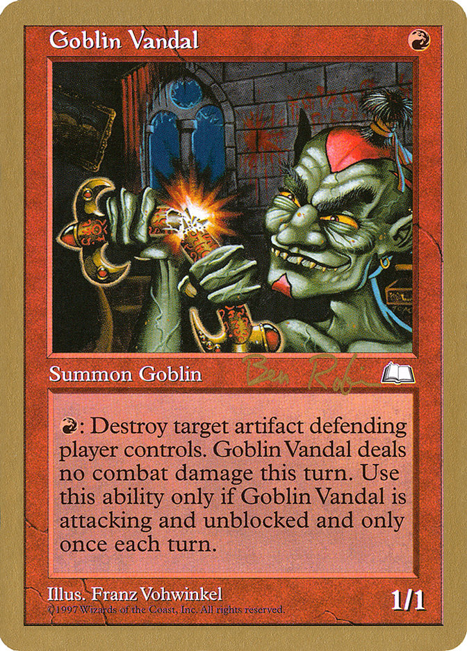 Goblin Vandal (Ben Rubin) [World Championship Decks 1998] | Impulse Games and Hobbies