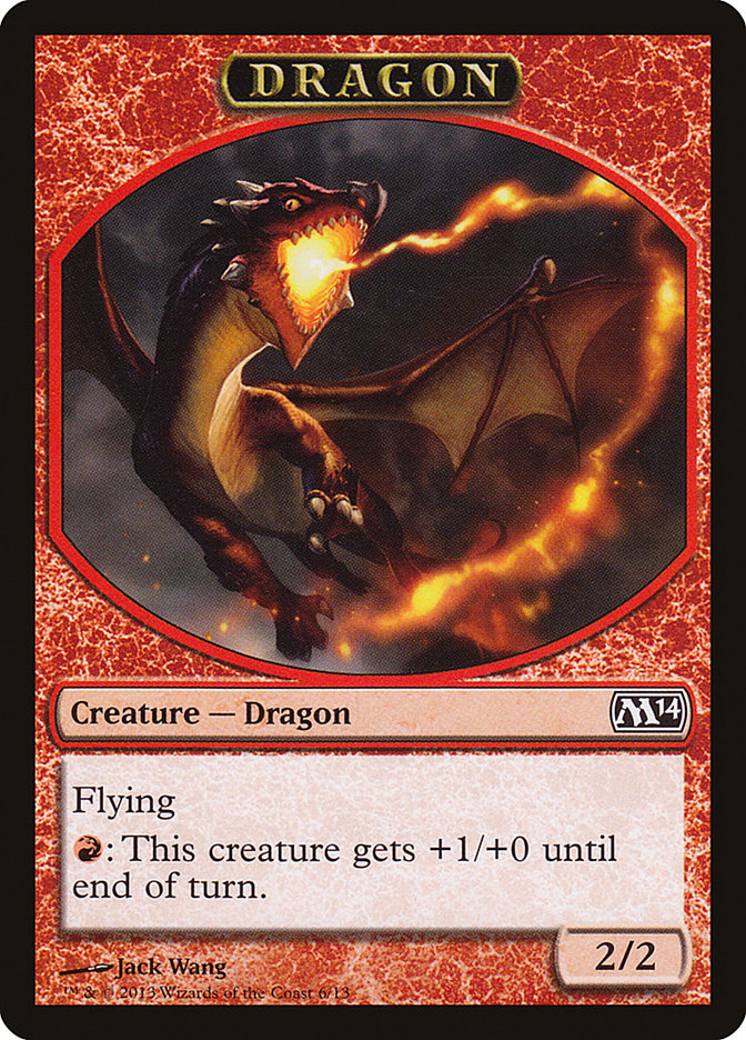 Dragon [Magic 2014 Tokens] | Impulse Games and Hobbies