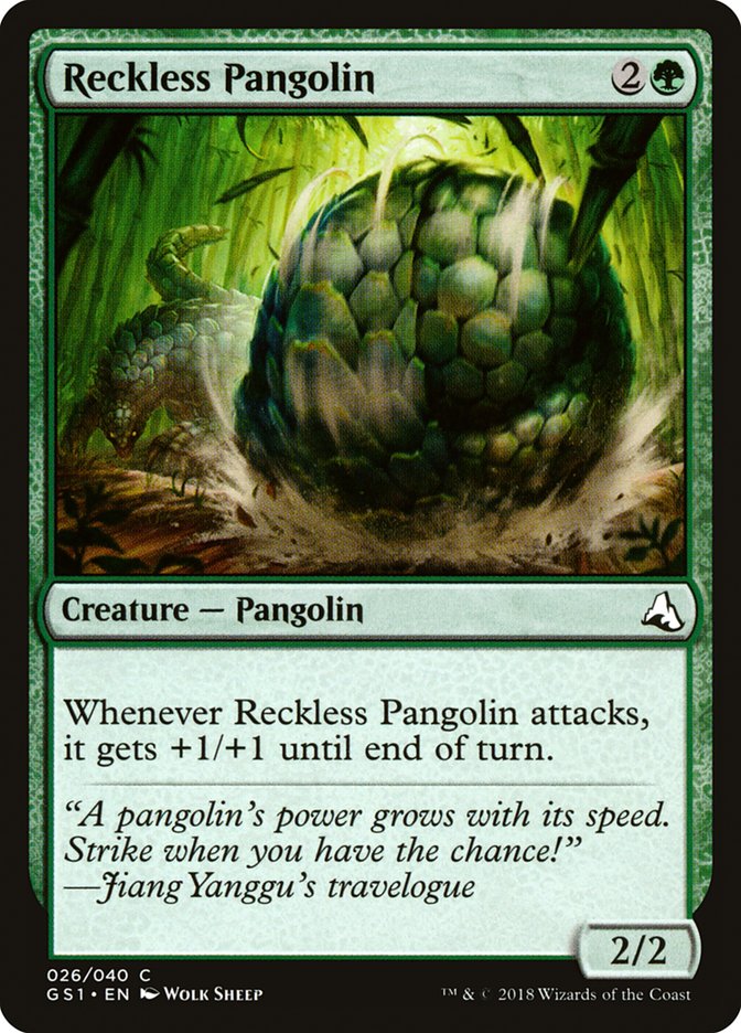 Reckless Pangolin [Global Series Jiang Yanggu & Mu Yanling] | Impulse Games and Hobbies