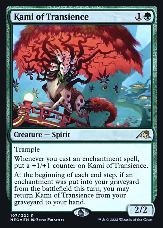 Kami of Transience [Kamigawa: Neon Dynasty Prerelease Promos] | Impulse Games and Hobbies