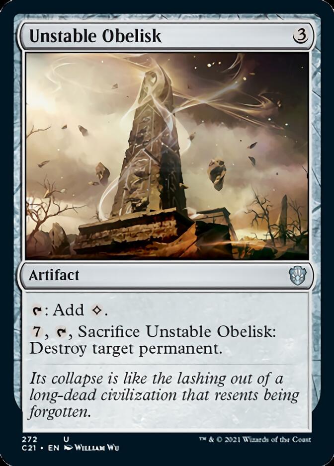 Unstable Obelisk [Commander 2021] | Impulse Games and Hobbies