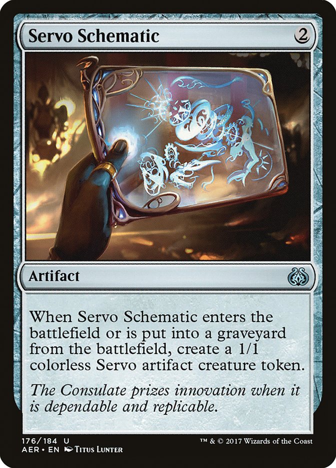 Servo Schematic [Aether Revolt] | Impulse Games and Hobbies