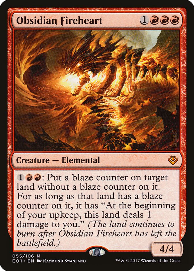 Obsidian Fireheart [Archenemy: Nicol Bolas] | Impulse Games and Hobbies