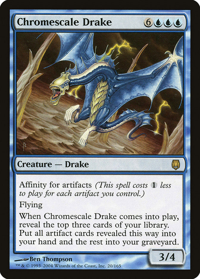 Chromescale Drake [Darksteel] | Impulse Games and Hobbies