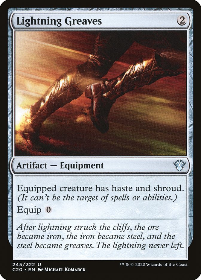 Lightning Greaves [Commander 2020] | Impulse Games and Hobbies