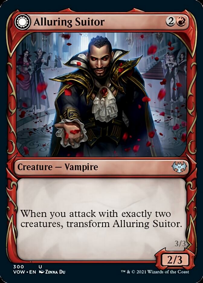 Alluring Suitor // Deadly Dancer (Showcase Fang Frame) [Innistrad: Crimson Vow] | Impulse Games and Hobbies