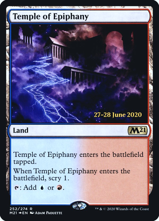 Temple of Epiphany  [Core Set 2021 Prerelease Promos] | Impulse Games and Hobbies