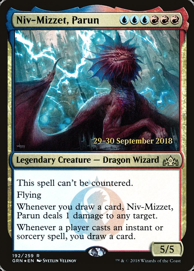 Niv-Mizzet, Parun  [Guilds of Ravnica Prerelease Promos] | Impulse Games and Hobbies