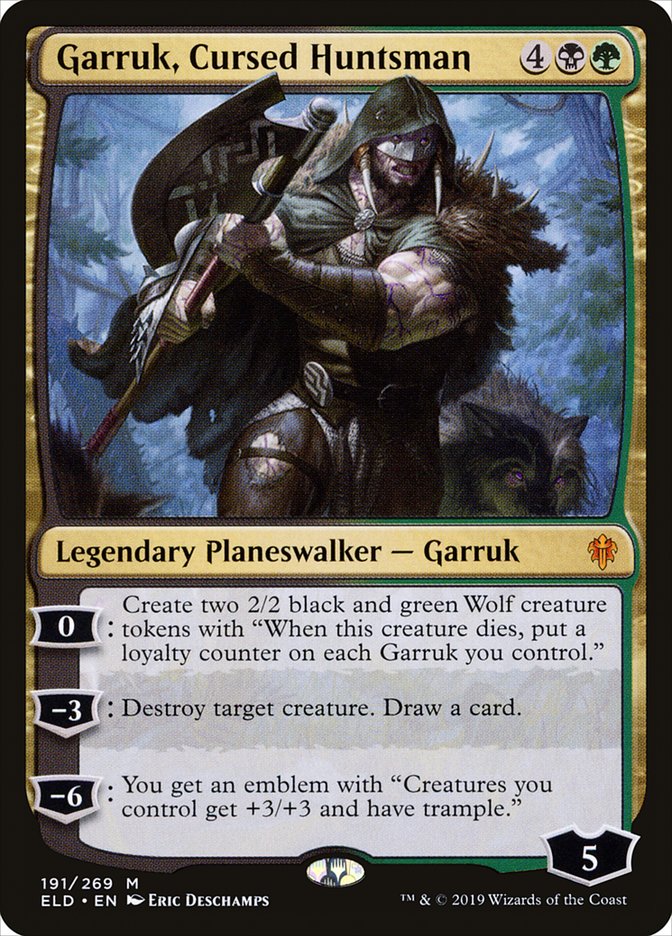 Garruk, Cursed Huntsman [Throne of Eldraine] | Impulse Games and Hobbies