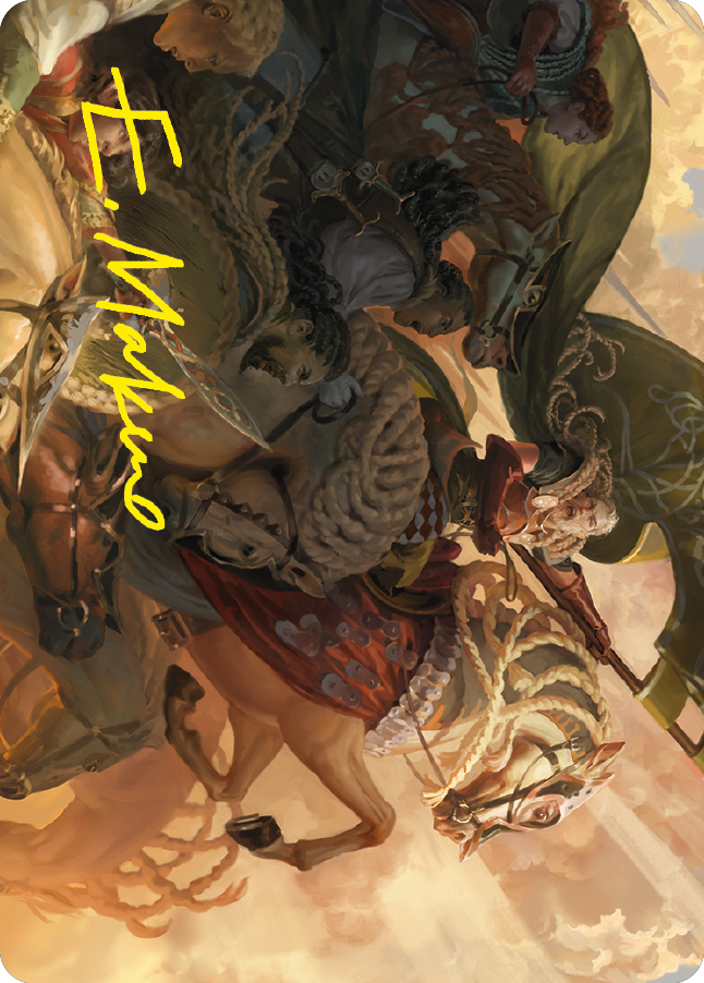 Marshal's Anthem Art Card (Gold-Stamped Signature) [The Lord of the Rings: Tales of Middle-earth Art Series] | Impulse Games and Hobbies