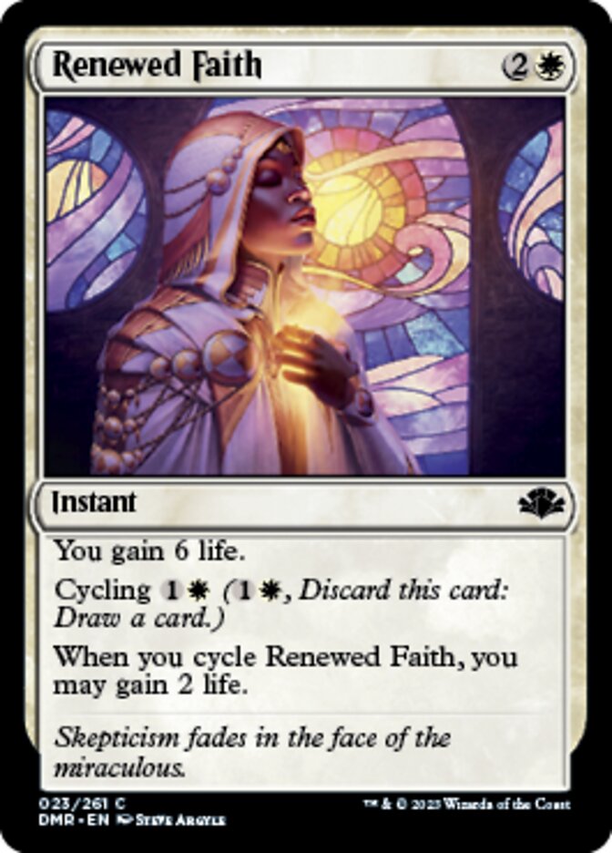 Renewed Faith [Dominaria Remastered] | Impulse Games and Hobbies